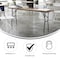 Flash Furniture Rectangle Training Table, Wood Top, Wood Grain YT-WTFT18X72-TBL-GG - alternate 4